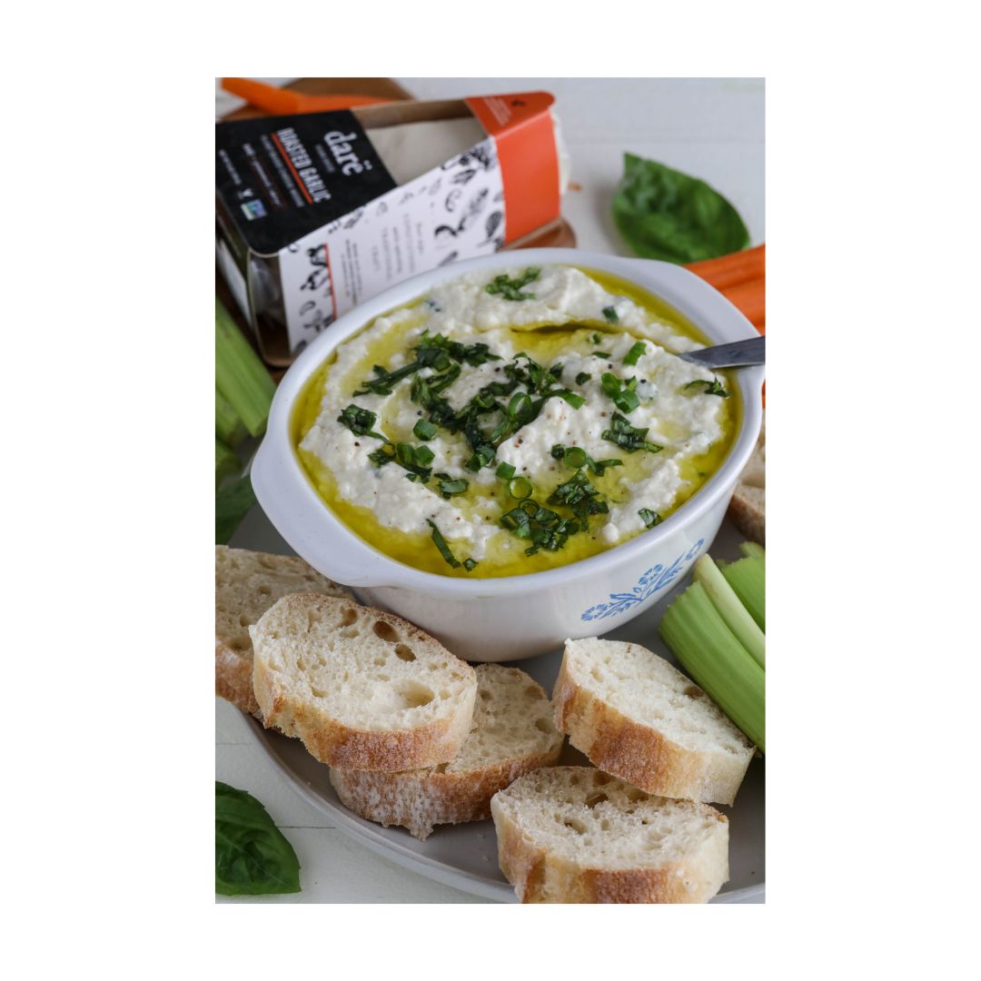 Whipped Tofu and Vegan Cheese Dip