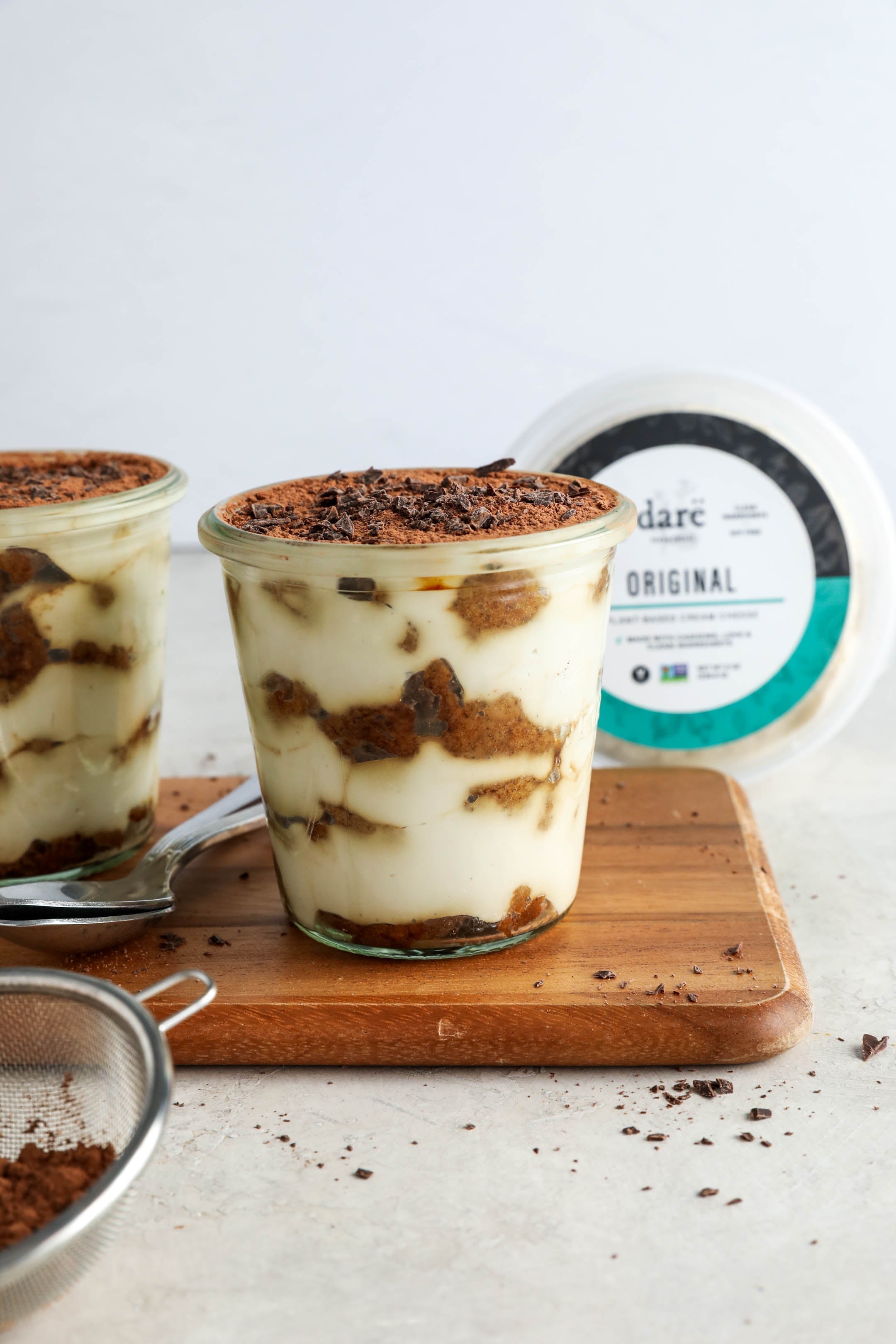 No-Bake Vegan Tiramisu Cups