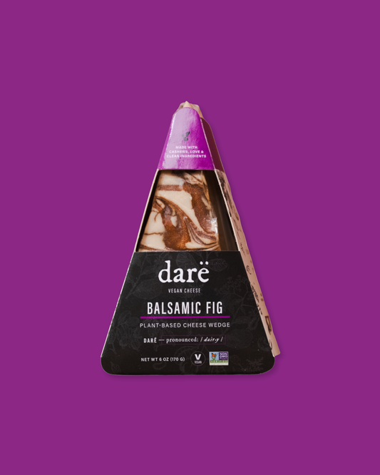 Balsamic Fig - Plant-Based Vegan Cheese Wedge