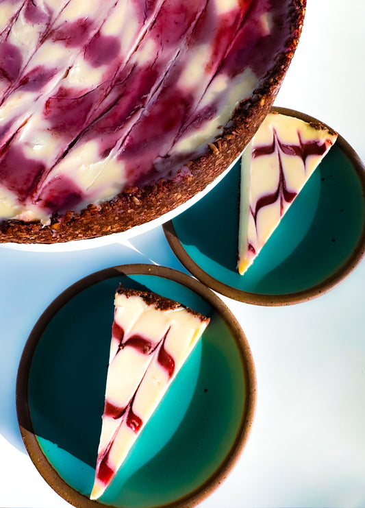 White Chocolate Raspberry Plant-Based Cheesecake *Limited Time Item*