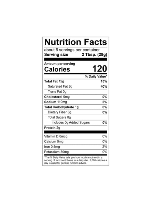 Load image 1 in gallery view. Balasmic Fig Cheese Nutrition Label details