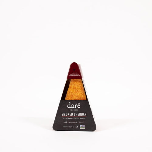 Load image 1 in gallery view. lactose free vegan cheddar cheese wedge
